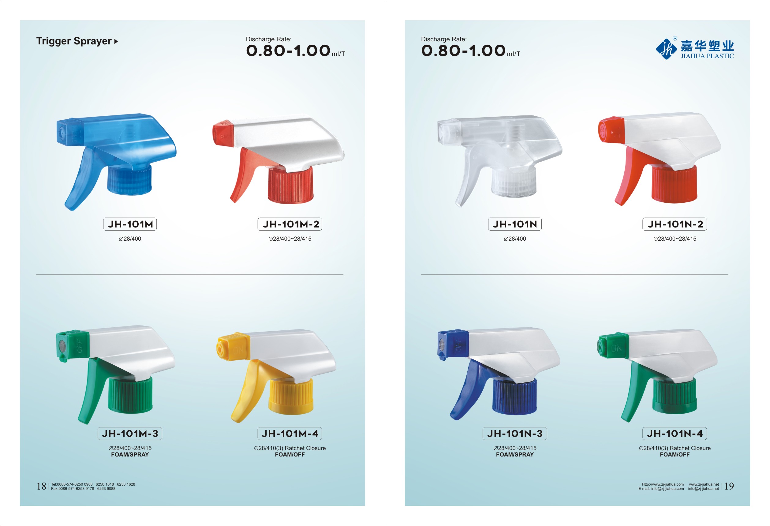 Die als Fenster oder Haushaltsreiniger oder Parfüm -Sprühgerät verwendeten Sprühflaschen arbeiten an